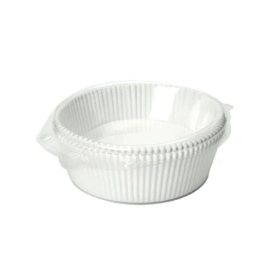 Image of Dexam 17841132 17 x 6.5 cm 18 Round Cake Liners Siliconised Paper, Pack of 50, Aluminium, White, 18cm
