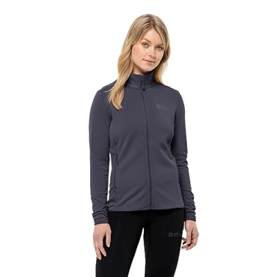 Image of Jack Wolfskin Women&#039;s Kolbenberg Fz W Fleece Jacket, Graphite, XS