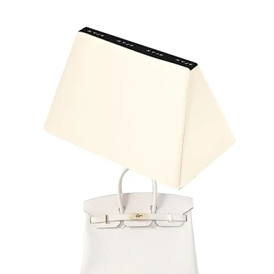 Image of XYJG Bag Pillow Insert for Hermes Birkin 20/25/30/35/40 Bags, Luxury Handbag Shaper, Maintain Shape (BK25, Craie)