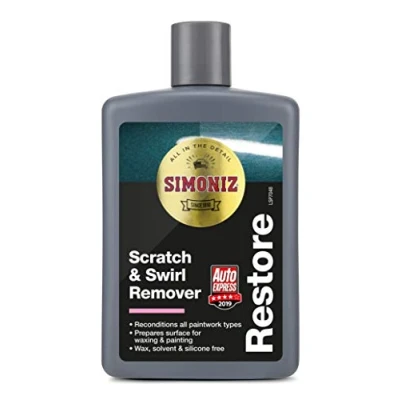 Image of Simoniz Scratch &amp; Swirl Remover Car Remover, Restore Your Car’s Paintwork With, Essential Cleaning Products Easy Quick Paint Correction fro High Gloss Finish Safe For All 475ml