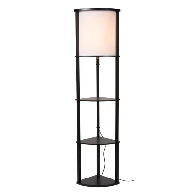 Image of Lucide MENNO Floor lamp 1xE27 Black