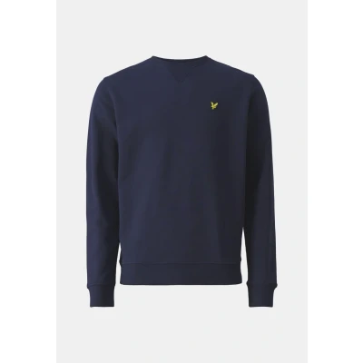 Image of Lyle &amp; Scott CREW NECK Sweatshirt, Men&#039;s, Size: XS, Navy