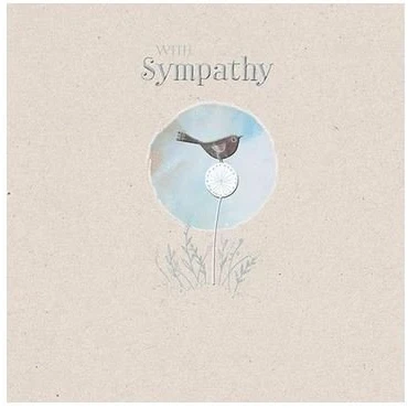 Image of Dandelion With Sympathy Greeting Card By The Curious Inksmith Greetings Cards