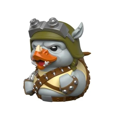 Image of TUBBZ First Edition: Teenage Mutant Ninja Turtles Rocksteady Cosplaying Rubber Duck Vinyl Figure
