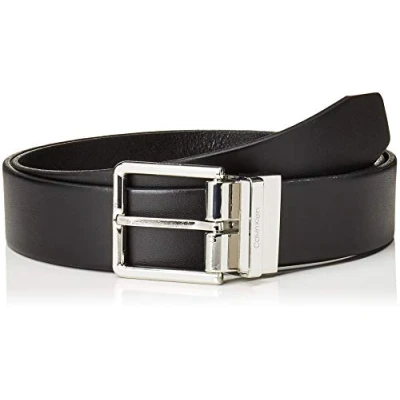 Image of Calvin Klein Men&#039;s 3.5cm 2straps Adj.gifset Belt, Black (Dark Brown/Black 908), 40 (Manufacturer size: 90)