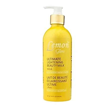 Image of Lemon Glow Ultimate Lightening Beauty Milk with Peel &amp; Red Lingonberry Seed Oil 500ml by