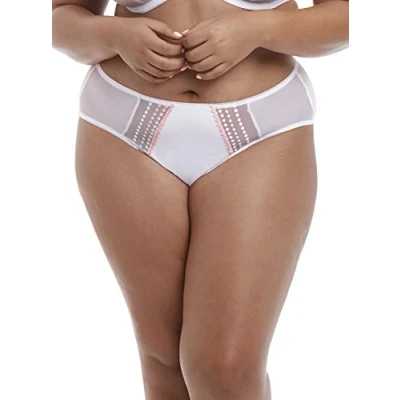 Image of Elomi Women&#039;s Matilda Sheer Backed Briefs, White, Large