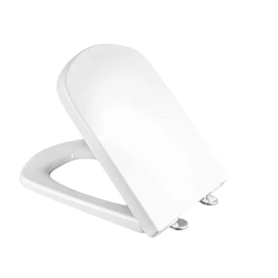 Image of WC board, Duroplast, Steel Mounts, Slow falling, Antibacterial, for Roca Dama Senso, White