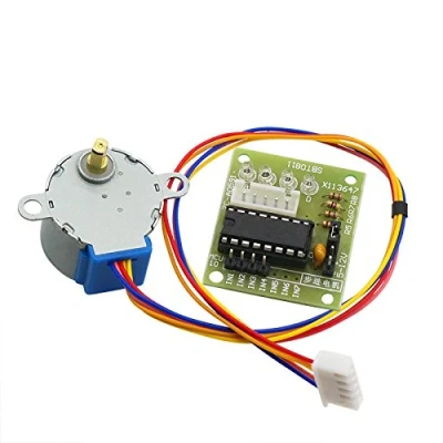 Image of HALJIA 5V 4 Phase Stepper Motor + Driver Board ULN2003 Compatible with Arduino