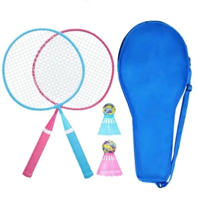 Image of KH Shuttlecock Set Badminton Racket 2 4 Players for Adults Children, Lightweight and Sturdy Racket, Shuttlecocks Carry Bag Included