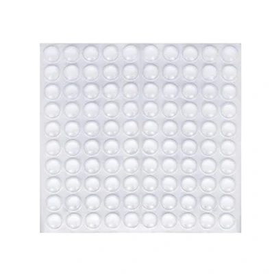 Image of 100 Pcs Cabinet Door Bumpers, Clear Adhesive Bumper Pads, Furniture Dampening for Doors, Drawers, Glass Tops, Picture Frames, Small