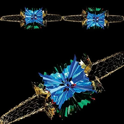 Image of Christmas Foil Ceiling Decoration 20cm 4 Section Full Garland Multi colour Decorations Premier by