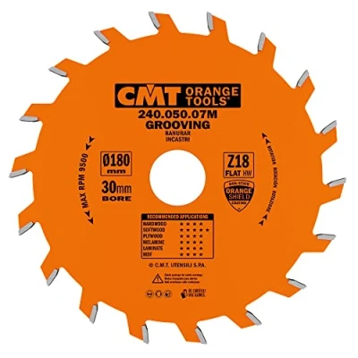 Image of CMT Orange Tools 240.050.07 M 5 x 30 Teeth for Straight Groove Cutter Circular Saw Blade 180 18