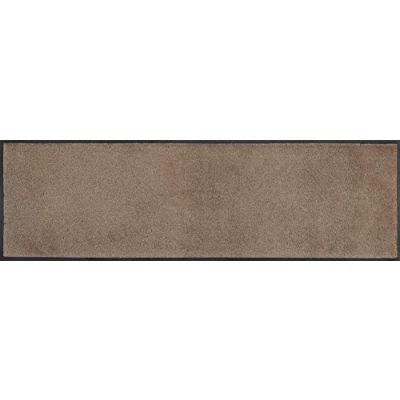 Image of wash+dry doormat, taupe 35 x 120 cm, indoor and outdoor, washable