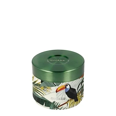 Image of Quokka RECIPIENTE COMIDA TERMICO ACERO INOXIDABLE WHIM TROPICAL 369 ML
