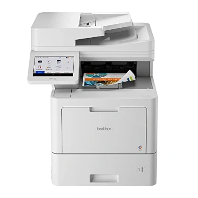 Image of Brother MFC L9670CDN Professional Workgroup Colour Laser Printer Advanced Print Speeds Solutions Ready 17.6cm Touchscreen Super High Yield Ink Included UK Plug