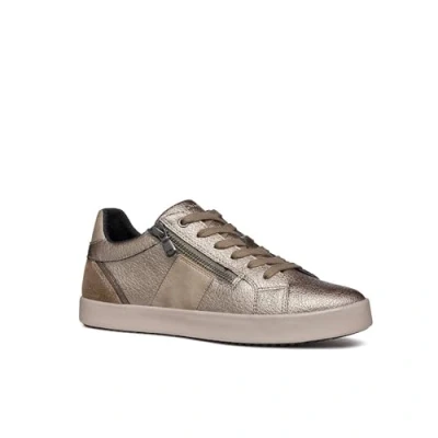 Image of Geox Women&#039;s D Blomiee Sneaker, Taupe, 3 UK