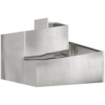 Image of vidaXL Metal Planter Galvanised Steel Medium