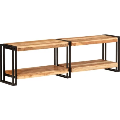 Image of vidaXL TV Cabinet 140x30x40 cm Solid Wood Acacia