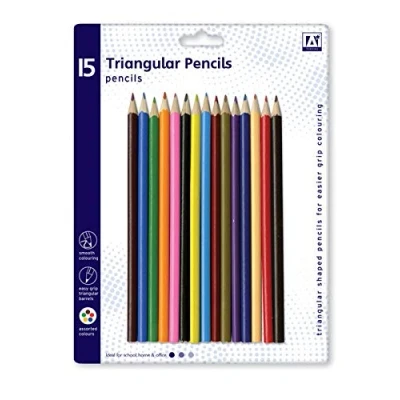 Image of Anker International Stationary Triangle Colouring Pen (Pack of 18)