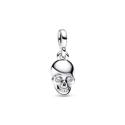 Image of Pandora ME Skull Mini Dangle Silver