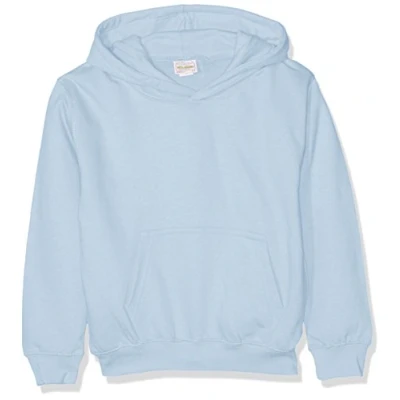 Image of AWDis Boy&#039;s Kids Hoodie, Blue (Sky Blue), Large