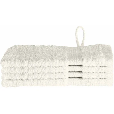 Image of vidaXL Guest Towel 4 pcs Cream 15 x 21 cm Cotton
