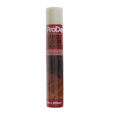 Image of ProDec 20m x 600mm Hard Floor Protector Film Waterproof Self Adhesive Hardfloor Roll, Protects Against Dust, Dirt, Paint, Paste, Spills Roll