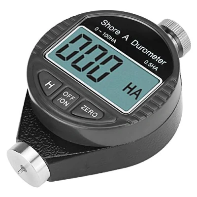 Image of Hardness Tester Meter 100HD A Durometer Shore Rubber Testers Digital Scale LCD Display Meters for Silica Gel Tire Plastic Flooring