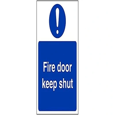 Image of V Safety Eco Friendly Fire Door &amp; Mandatory Keep Shut 150 X 200mm