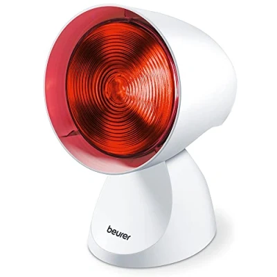 Image of Beurer IL21 infrared Heat Lamp Warm and soothing light Helps ease muscle aches joint stiffness Speed recovery from the common cold Improve complexion With 5 angles of inclinatio