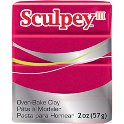 Image of Sculpey III Polymer Clay 2oz Deep Red Pearl