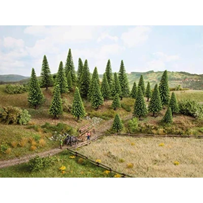 Image of Noch 26925 Model Spruce Trees, 10 Piece