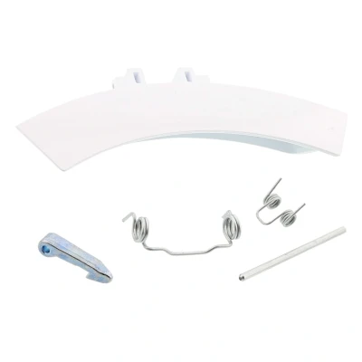 Image of Electrolux AEG 4055193256 door handle washing machine kit bf white