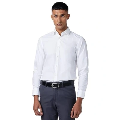 Image of Hugo by Boss Men&#039;s Dress Shirt, New White, 17R