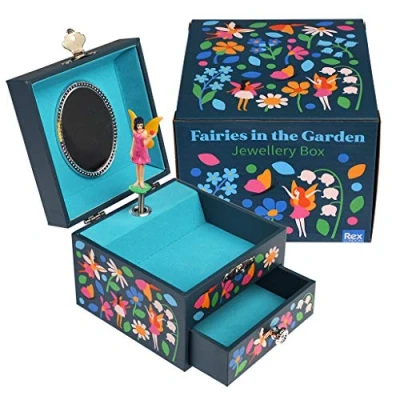 Image of Rex London Fairies In The Garden Musical Jewellery Box