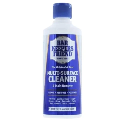 Image of Bar Keepers Friend Original Stain Remover Powder 250g Cleans, restores and polishes Shifts limescale soap scum Suitable for a wide range of surfaces
