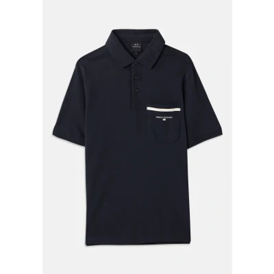 Image of Armani Exchange Polo shirt, Men&#039;s, Size: XS, Deep navy