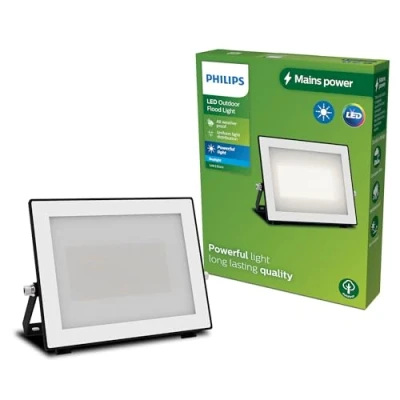 Image of PHILIPS Lois Outdoor Floodlight, 50 W, 5000 K, Black
