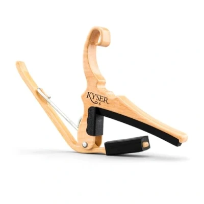 Image of Kyser Quick Change Capo for 6 string acoustic guitars, Maple, KG6MA