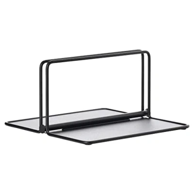 Image of Zone Denmark Singles Metal Napkin Holder, 22.5 x 11.3 cm, Black