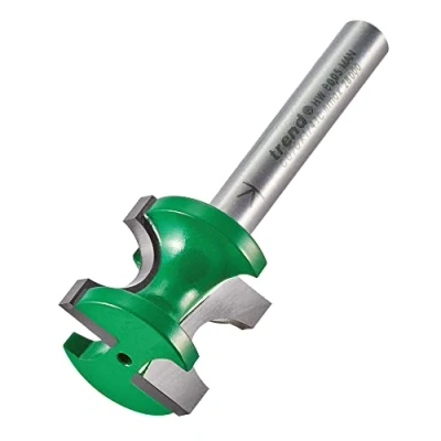 Image of Trend CraftPro Staff Bead Router Cutter, 1/4 Inch Shank, 5.2mm Radius and 20mm Cut Diameter, Tungsten Carbide Tipped, C070X1/4TC