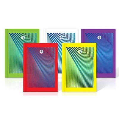 Image of Silvine A5 Hardback Notebook, 160 Pages (80 Sheets) Ruled 8mm Feint with Durable Casebound Cover. Ref PADCBA5.