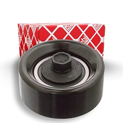 Image of 2528725000, 2528725010 Idler Pulley FEBI BILSTEIN 103879 with screw HYUNDAI: SANTA FE 3, 2