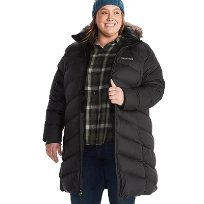Image of Marmot Women&#039;s Montreaux Coat, Warm, Insulated Hooded Winter Windproof Down Parka, Lightweight Packable Outdoor Jacket