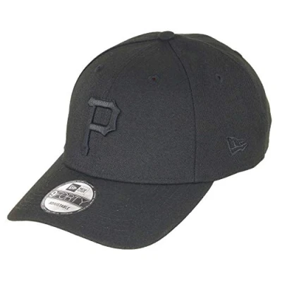 Image of New Era Pittsburgh Pirates 9forty Adjustable Snapback Cap Mlb Essential Bob Black One Size