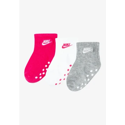 Image of Nike Sportswear CORE Futura LOGO 3 PACK Socks for kids, Size: 1, Rush pink