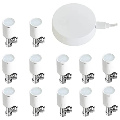 Image of Milano Connect Smart Heating Thermostat WiFi Gateway Hub Thermostatic Radiator Valves 12