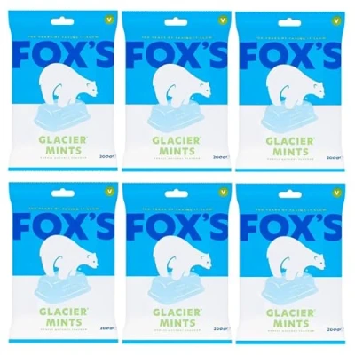 Image of Fox&#039;s Glacier Mints (200g) Pack of 6