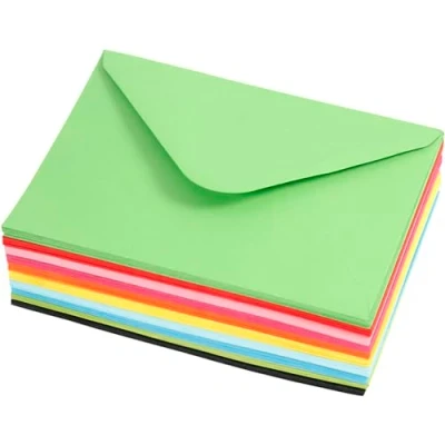 Image of Creativ 20620 Colored Envelopes, C6 11,5x16 cm, 80 g, 100asstd